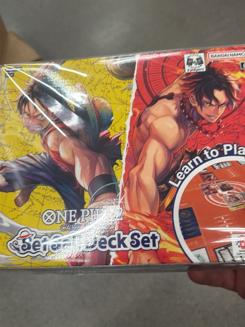 Onepiece Yellow and Red Anime Card Game Starter Deck